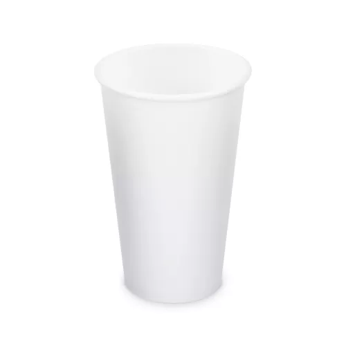 Papierový pohár biely O90mm 510ml `XL: 0,4L/16oz` [10 ks]