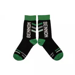 Ponožky BENNONKY čierno-zelené