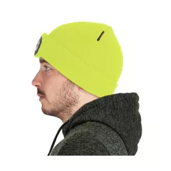 Čiapka LUMOS USB LED zelená