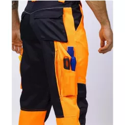Nohavice SIGNAL+ traky oranžovo-čierne