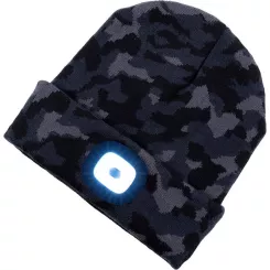 Zimná čiapka s LED svietlom ARDON BOAST, Camo čierna