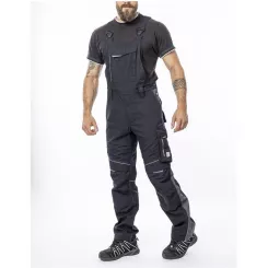 Nohavice URBAN+ traky, čierna, 190 cm