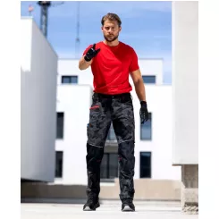 Nohavice  ARDON CREATRON do pása camo čierne