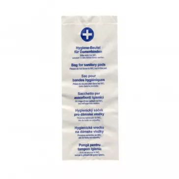 Hygienické papierové vrecká 11+6 x 28 cm [100 ks]
