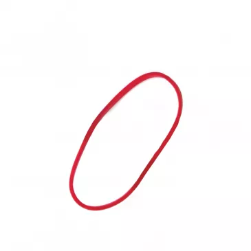 Gumičky červené slabé (1 mm, 8 cm) [1 kg]
