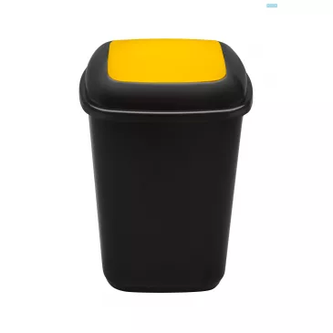 Odpadkový kôš QUATRO 28 L, žltý