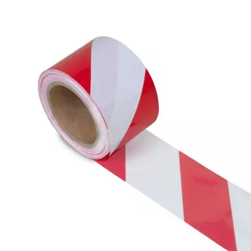 Lepiaca páska s tkaninou červeno/biela 50mm x 33m [1 ks]