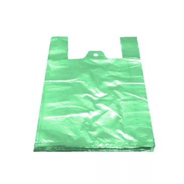 Tašky 10 kg zelené 30 + 14 x 50 cm [100 ks]