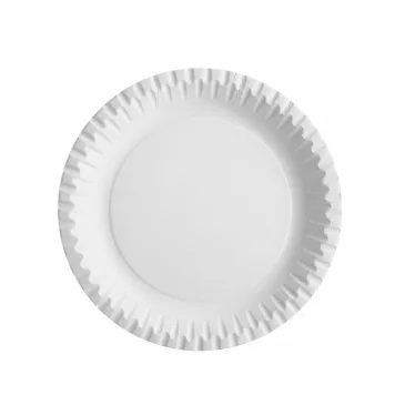 Papierové taniere plytké  23 cm, nepremastiteľné [100 ks]