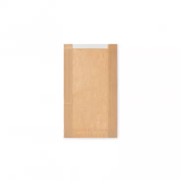 Pap. vrecká s okienkom - pečivo velké (18+6 x 32 cm, ok.13 cm) [1000 ks]