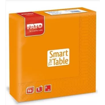 FATO Smart Table servítky 33x33cm Orange 50ks