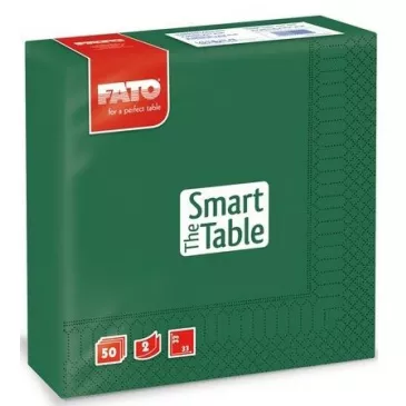 FATO Smart Table servítky 33x33cm Green 50ks