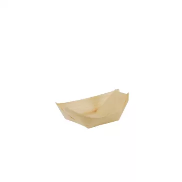 Fingerfood - lodička drevená "pure" 11 cm x 6,5 cm