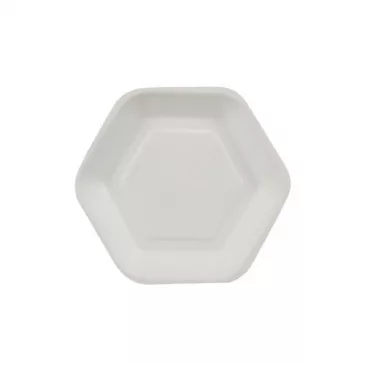 Fingerfood - Tanier z cuk. trestiny "Hexagon" 13 cm x 11,2 cm