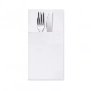 Obrúsok CutleryStar 3vrstvý biely 40 x 40 cm [200 ks]