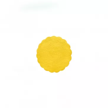 Rozetky PREMIUM 9 cm žlté [500 ks]