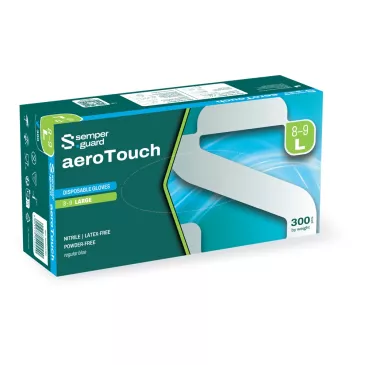 Jednorázové rukavice SEMPERGUARD aeroTouch modré