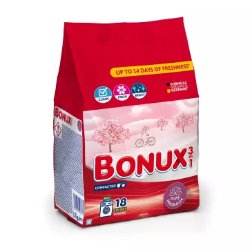 Prací prášok BONUX Color Magnolia, 18PD