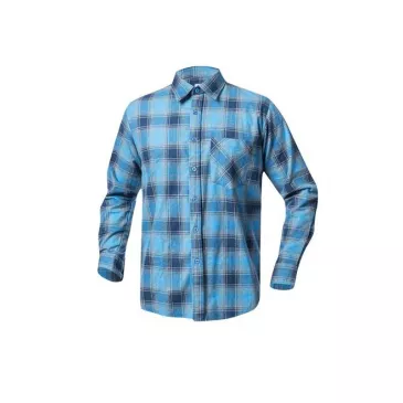 Flanelová košeľa URBAN, modrá