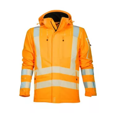 Výstražná softshelová bunda SIGNAL, oranžová