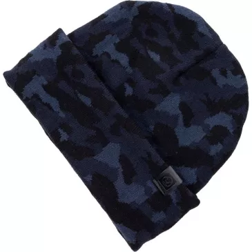 Zimná čiapka pletená ARDON BARRDY camo modrá
