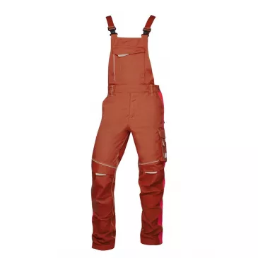 Nohavice URBAN traky, červená, 190cm