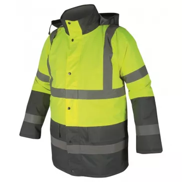 Bunda zimná hi-viz REF601, žltá