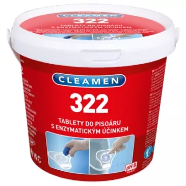CLEAMEN 322 tablety do pisoára 12ks