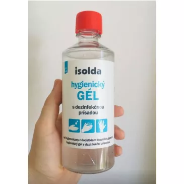 ISOLDA hygienický dezinfekčný gél 500ml