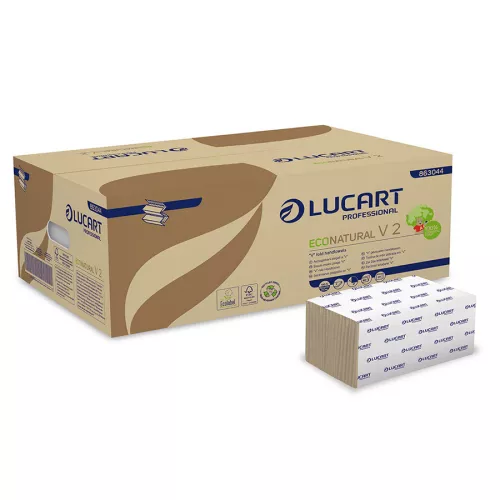 Skladané utierky ECO NATURAL V fold