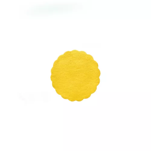 Rozetky PREMIUM  9 cm žlté [40 ks]