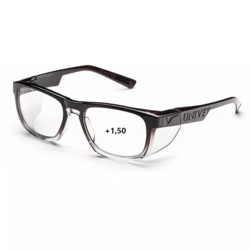 Dioptrické okuliare UNIVET 571 číre UV400 monofokálne +1.50 AS
