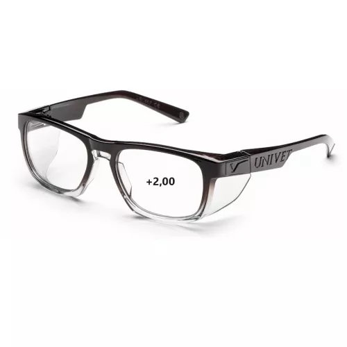 Dioptrické okuliare UNIVET 571 číre UV400 monofokálne +2.00 AS