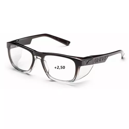 Dioptrické okuliare UNIVET 571 číre UV400 monofokálne +2.50 AS