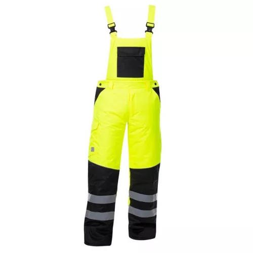 Zimné nohavice HOWARD REFLEX traky , žlté