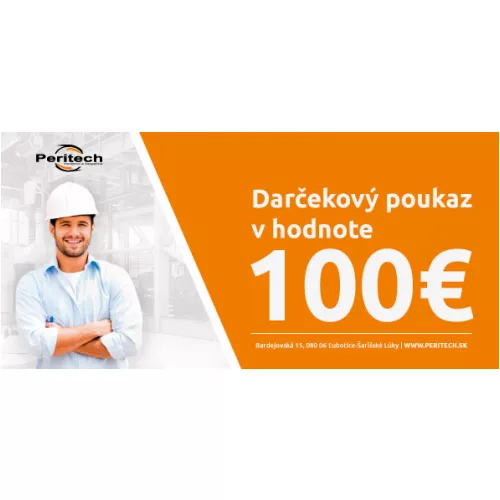 DARČEKOVÝ POUKAZ 100 €