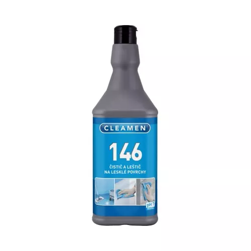 CLEAMEN 146 čistič a leštič na lesklé povrchy (1L)